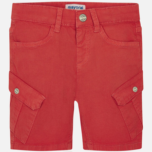 Mayoral Fiesta Red Party Structured Shorts - 3243