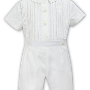Sarah Louise Ivory Buster Romper - 011438