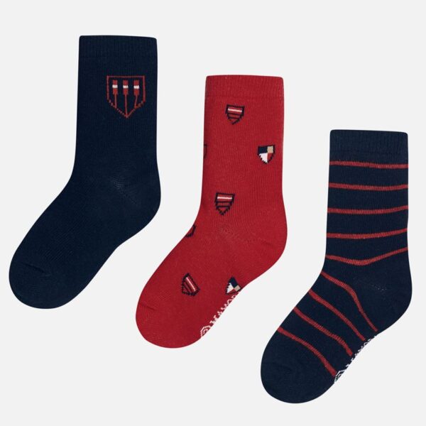 Mayoral Hibiscus Patterned Socks Set For Boy - 10782