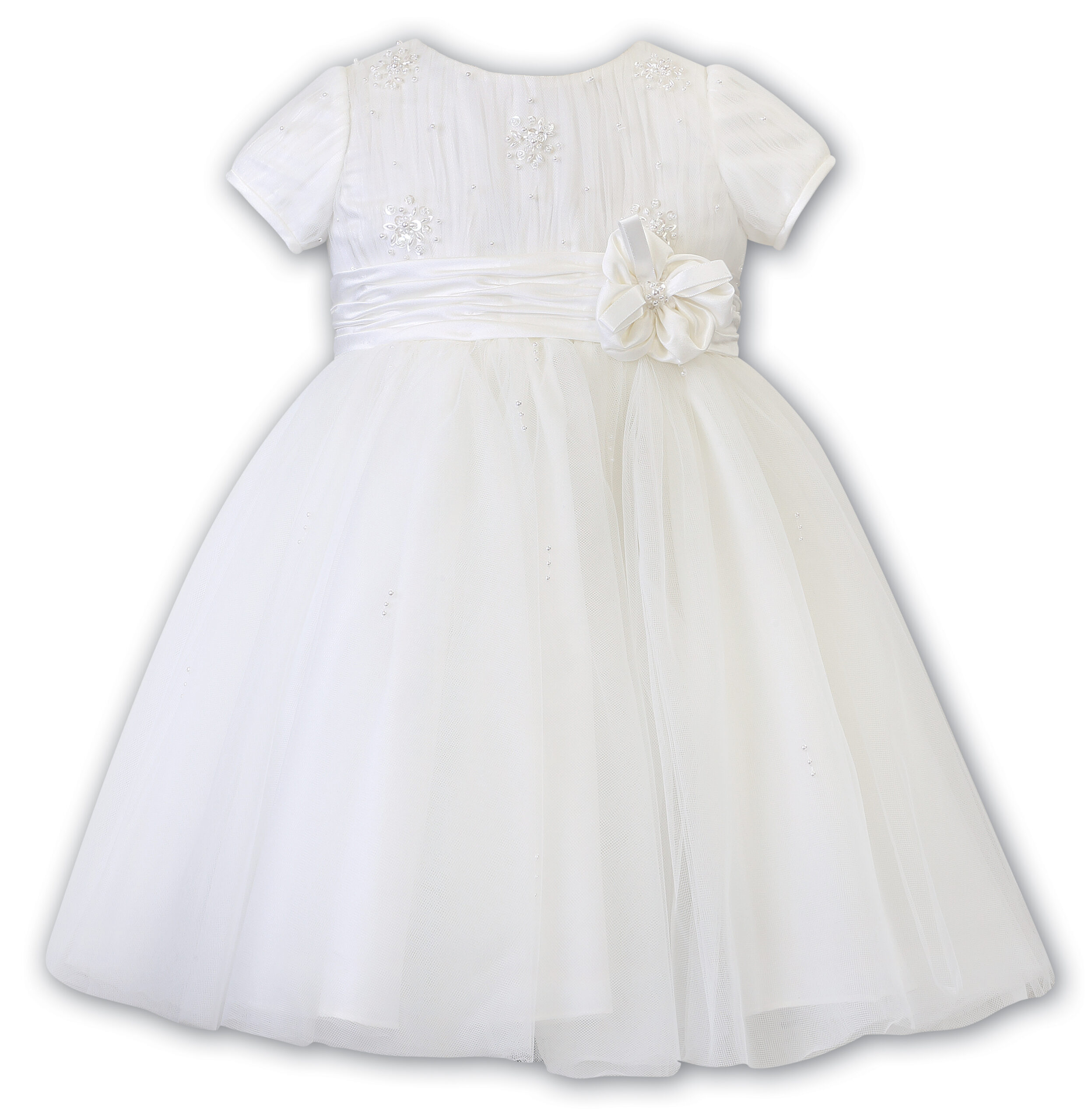 Sarah Louise Ceremonial Ballerina Length Christening Dress 070160R